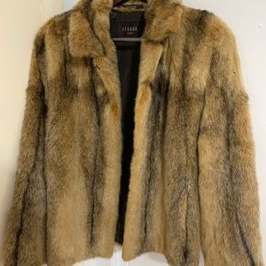 Louis Féraud Light Brown Fur Coat